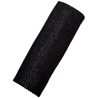 Standard Survival Pro Elastic Cotton Bandage Wrap with Velcro Closure - Black (Size: 4") - Dollar Fanatic