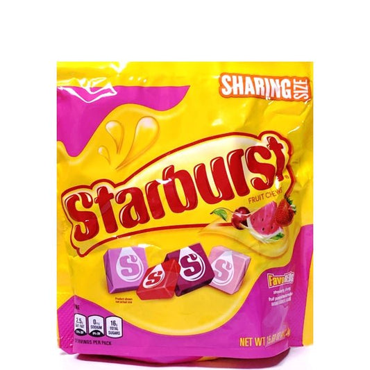 Starburst FaveReds Fruit Chews Candies - Sharing Size Bag (Net Wt. 15.60 oz.) - DollarFanatic.com