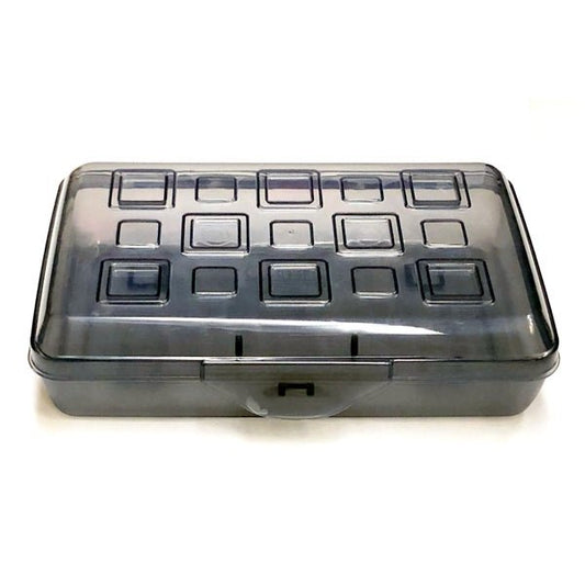 Sterilite Translucent Storage Case - Smoke (8" x 5" x 2") Perfect for School Supplies, Electronic Accessories, Makeup, and more! (Copy) - Dollar Fanatic