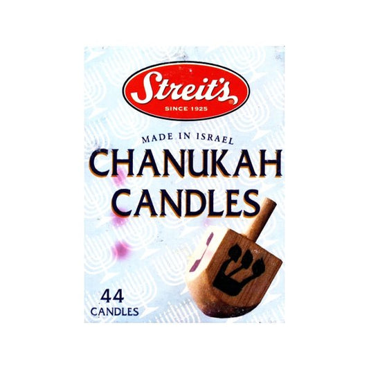Streit's Colorful Chanukah Candles - 3.88" each (44 Pack) Made in Israel - Dollar Fanatic