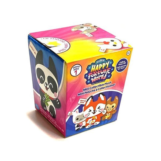 Super Happy Fortune World Mini Collectible Plush Toy Mystery Box - Series 1 (1 Count) - Dollar Fanatic