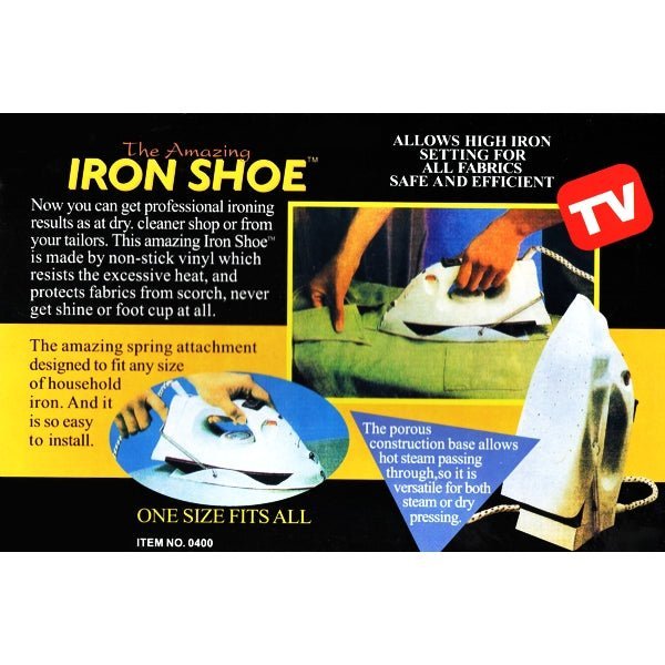 The Amazing Iron Shoe Cover (One Size Fits All) Makes Ironing Easier and Faster - Dollar Fanatic