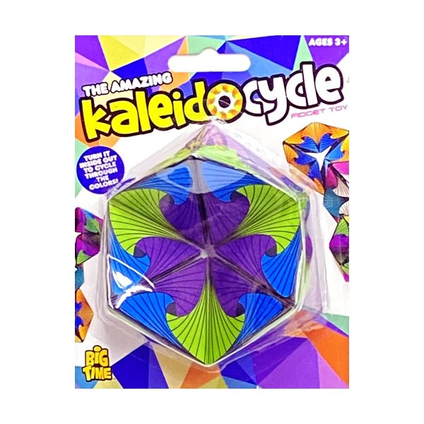 The Amazing Kaleidocycle Fidget Toy - Abstract Colors (92611) Flip Stress Away! - $5 Outlet