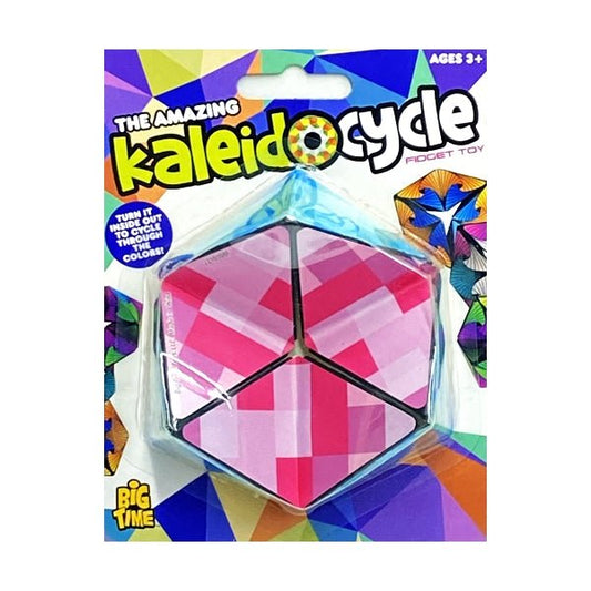 The Amazing Kaleidocycle Fidget Toy - Pixel Colors (92614) Flip Stress Away! - $5 Outlet