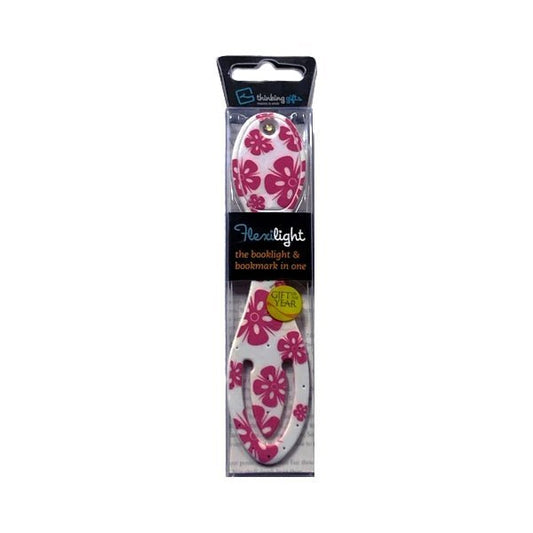 Thinking Gifts Flexilight LED Booklight/Bookmark (Battery Powered) Pink Flowers - Dollar Fanatic