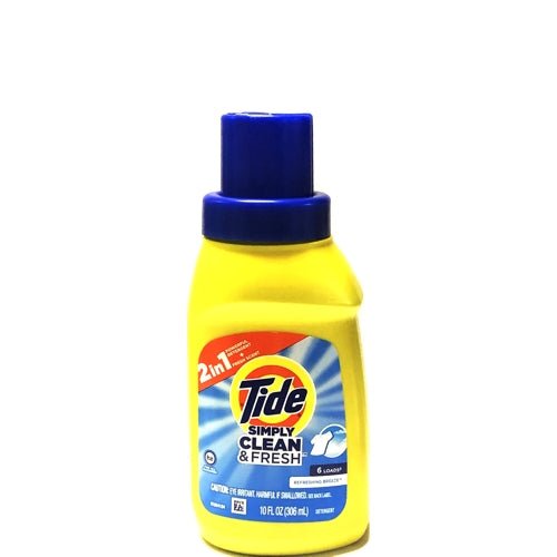 Tide Simply 2 - in - 1 Liquid Laundry Detergent - Refreshing Breeze (10 fl. oz.) - Dollar Fanatic