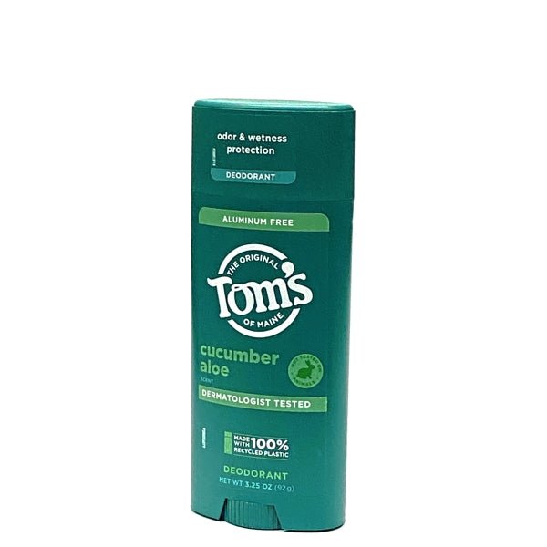 Tom's of Maine Aluminum - Free Deodorant - Cucumber Aloe (Net wt. 3.25 oz.) - Dollar Fanatic