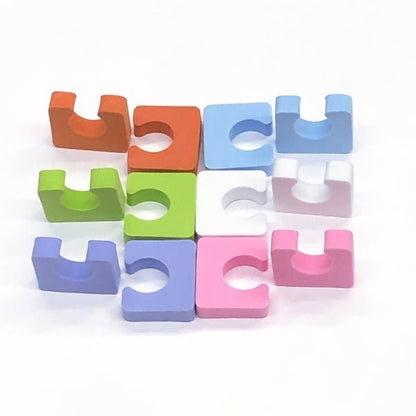 Trim Neat Feet Single Toe Separators (12 - Piece Set) Perfect for Pedicures and Nail Polish Applications - Dollar Fanatic