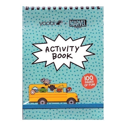 Yoobi Avengers Fun Puzzles & Games Activity Book (100 Pages) - Dollar Fanatic