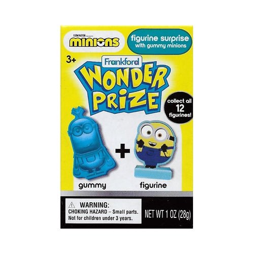 Clearance - Wonder Prize Minions Figurine Surprise + Gummy Treats (Net Wt. 1 oz.) Best by: 07/31/2022 - DollarFanatic.com