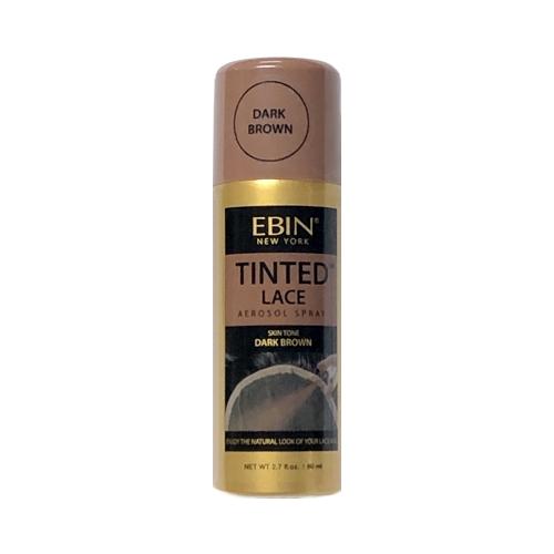 Ebin Tinted Lace Aerosol Spray - Dark Brown (2.7 fl. oz.) Enjoy the Natural Look of Your Lace Wig - DollarFanatic.com