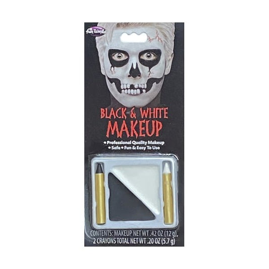 Fun World Makeup Kit - Black and White (Net wt. 0.62 oz.) - $5 Outlet