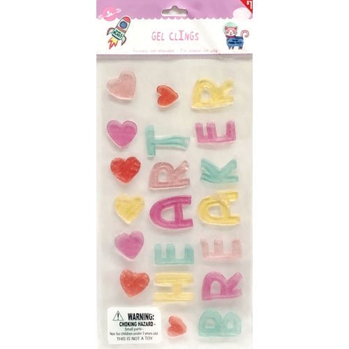 Heart Breaker Gel Clings Set - DollarFanatic.com