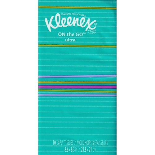 Kleenex 3-Ply Facial Tissues Pack (10 count) Pocket Travel Size - DollarFanatic.com