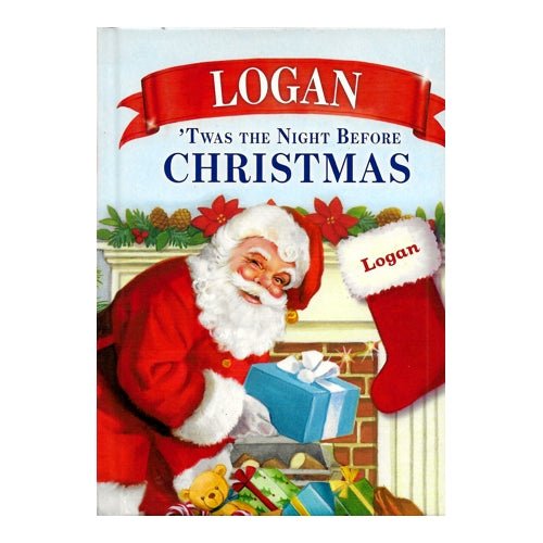 Personalized Name 'Twas The Night Before Christmas Book (Hardcover) Select Name - DollarFanatic.com