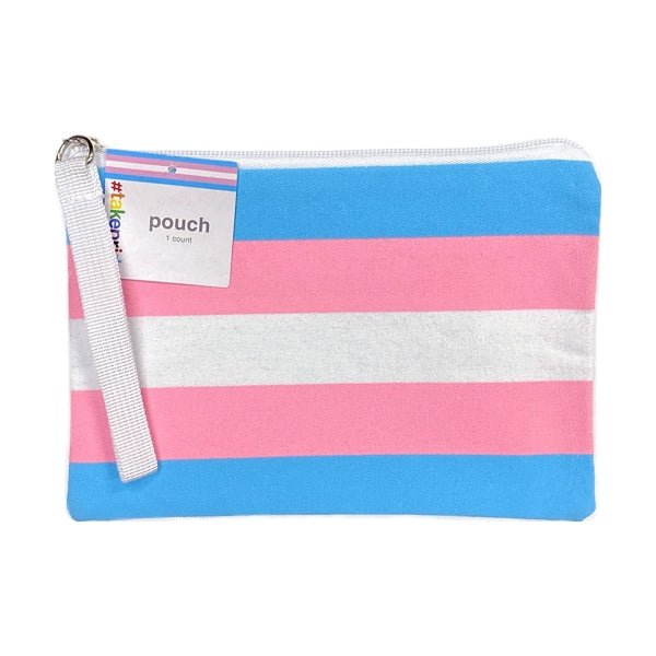 Take Pride Striped Canvas Wristlet Pouch (8.75" x 6") Select Style - $5 Outlet