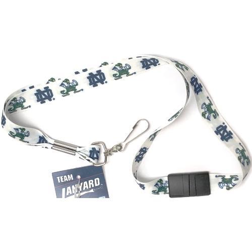 WinCraft Notre Dame Fighting Irish White Lanyard (3/4" x 20") - DollarFanatic.com